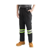 Thumbnail for Coolworks® Black Ventilated Cargo Style Workpants, 4″ Refl. Tape