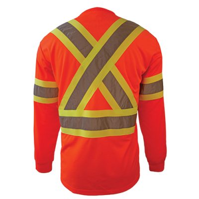 Coolworks Long Sleeve T-Shirt,  4" Reflective