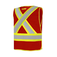 Thumbnail for Universal 5 Pt. Tearaway Mesh Traffic Vest l Ground Force