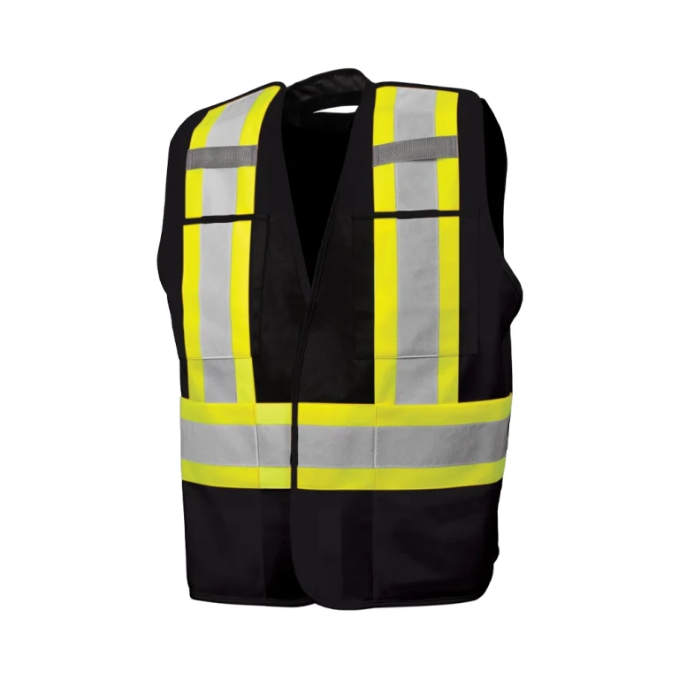 5 Pt. Tearaway Solid Traffic Vest l Ground Force l Ground Force