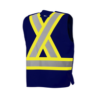 Thumbnail for 5 Pt. Tearaway Solid Traffic Vest l Ground Force l Ground Force