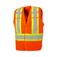 Thumbnail for 5 Pt. Tearaway Solid Traffic Vest l Ground Force l Ground Force