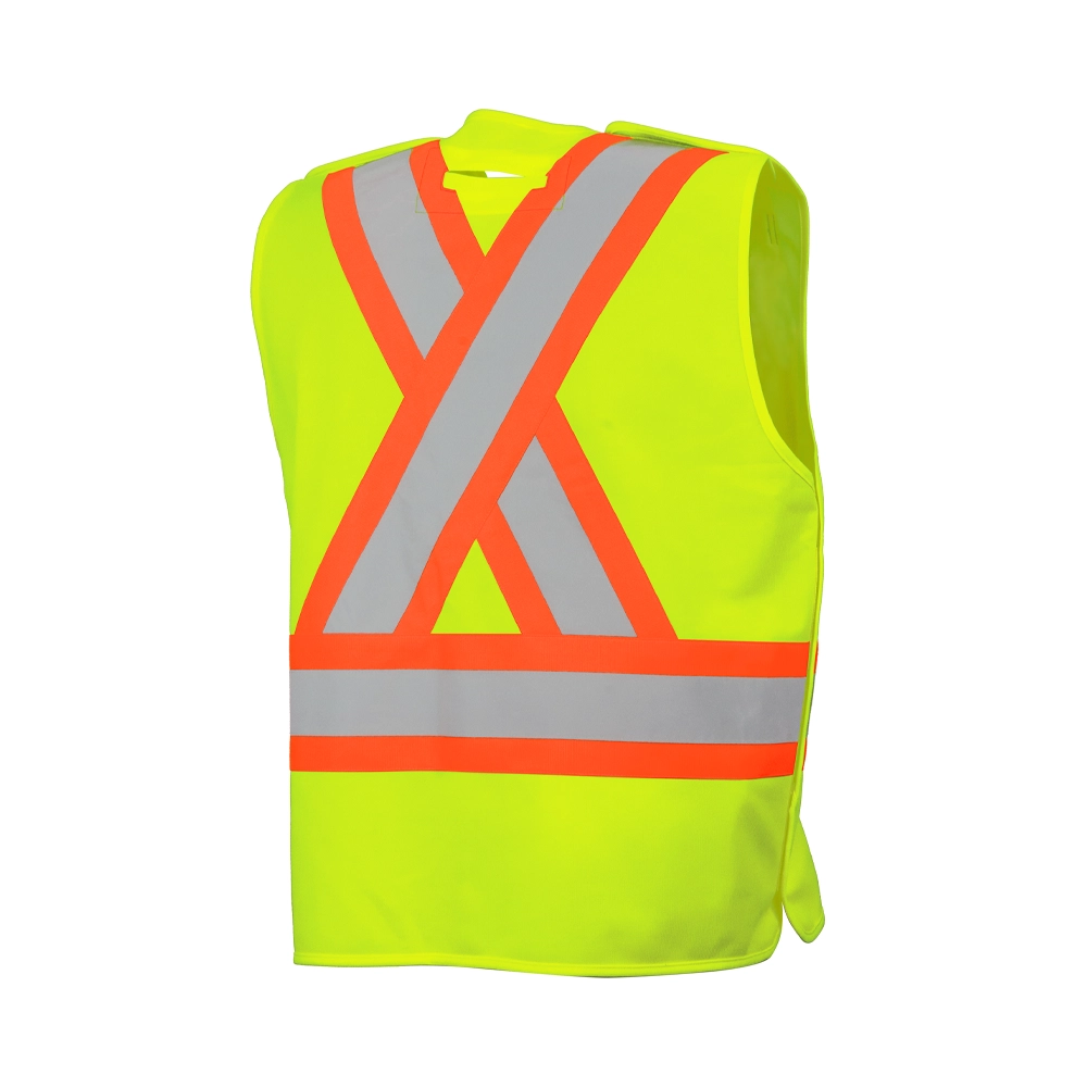 5 Pt. Tearaway Solid Traffic Vest l Ground Force l Ground Force