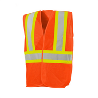 Thumbnail for 5 Pt. Tearaway Mesh Traffic Vest, No Pockets l Ground Force