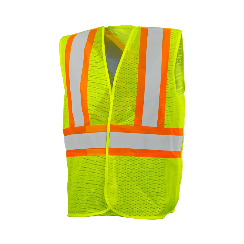 5 Pt. Tearaway Mesh Traffic Vest, No Pockets l Ground Force