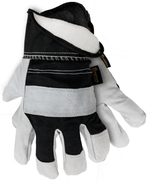 Winter Lined Cowhide Work Gloves - 24 pair per package